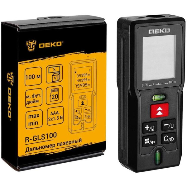 Лазерный дальномер Deko R-GLS100(083-3602)