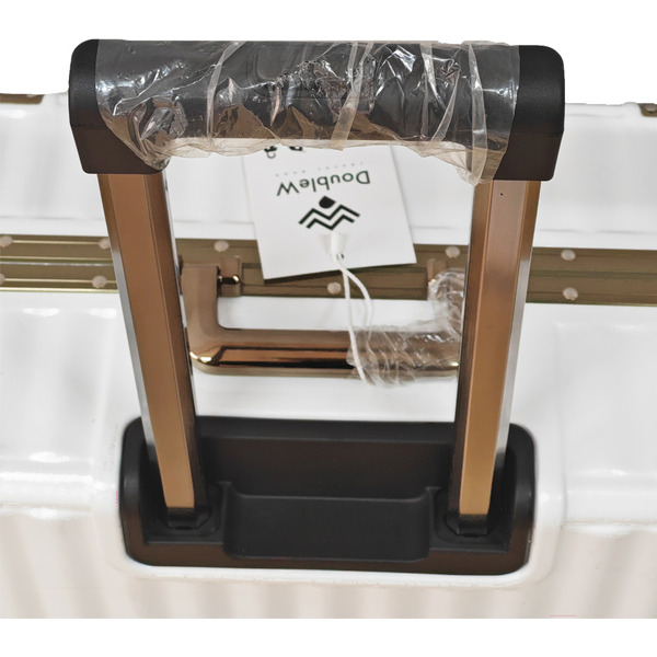 Чемодан DoubleW E087# (S, белый)