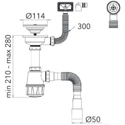 Сифон AV Engineering AVE129776