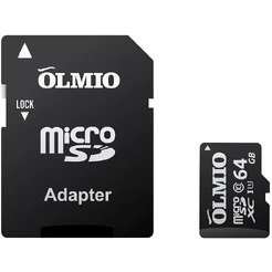 Карта памяти Olmio microSDXC 64GB UHS-I U3