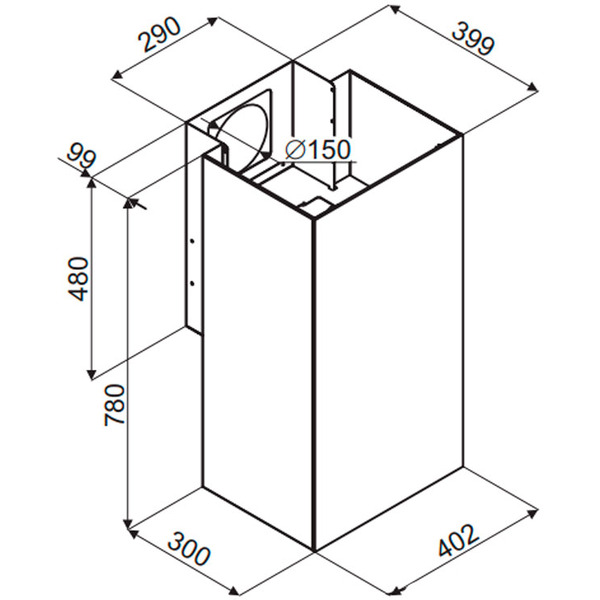 Вытяжка MAUNFELD Bath Plus 402 (нержавеющая сталь)