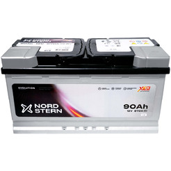 Автомобильный аккумулятор NORD STERN NS900S Evolution R+ (90 Ah)