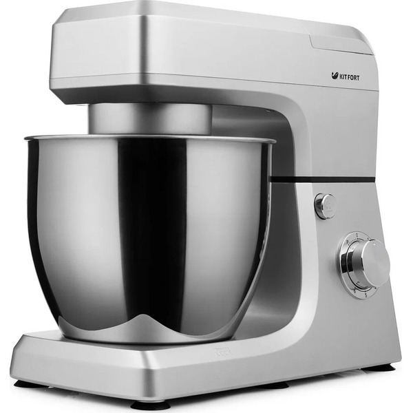 Кухонная машина KITFORT КТ-1339-1 (серебристый металлик)