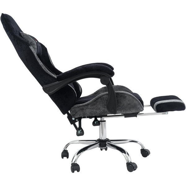 Вибромассажное кресло Calviano Amarone (black-grey plush)