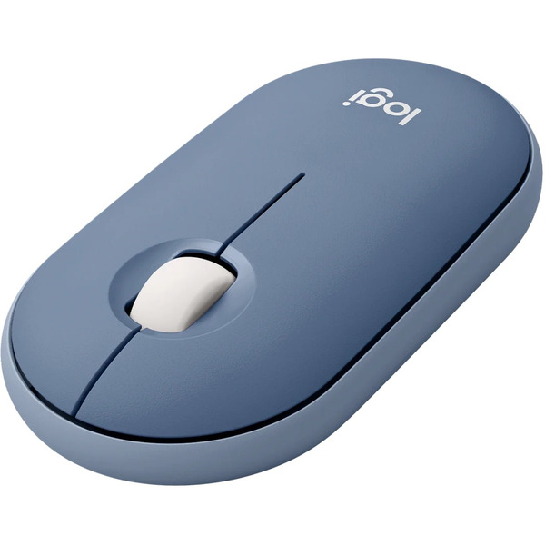 Мышь Logitech Pebble M350 синий (910-006655)