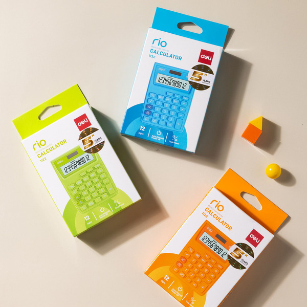 Калькулятор Deli E1122/OR