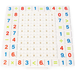 Набор игровой настольный Полесье Цифры и математические знаки 83344 (48 элементов)