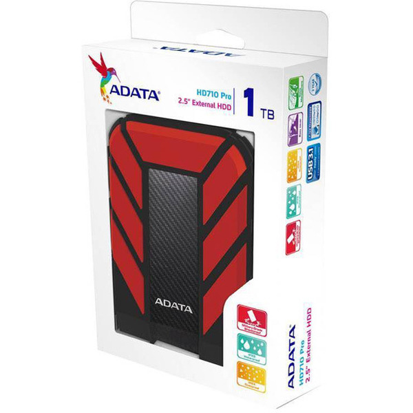 Внешний жесткий диск ADATA AHD710P-1TU31-CRD HD710Pro