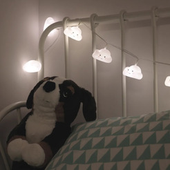 Светильник-Ночник детский светодиодная лента REER String Light lumilu Облака