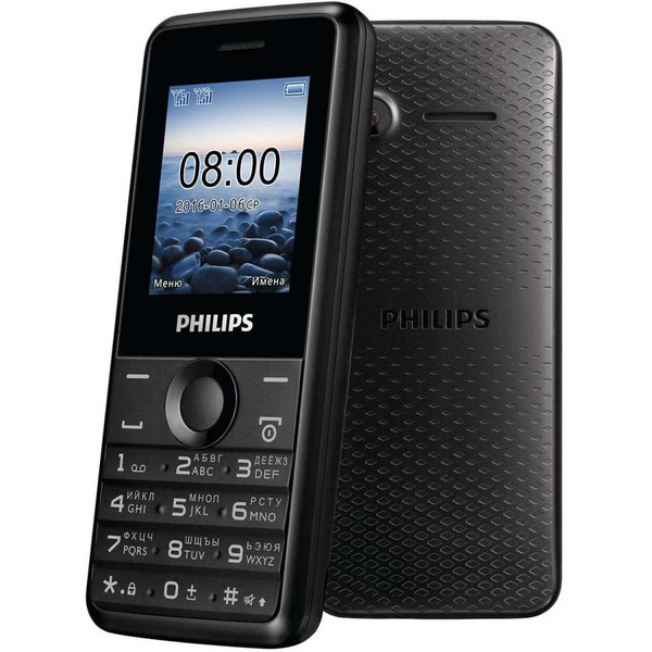 Сотовый телефон Philips Xenium E103 черный