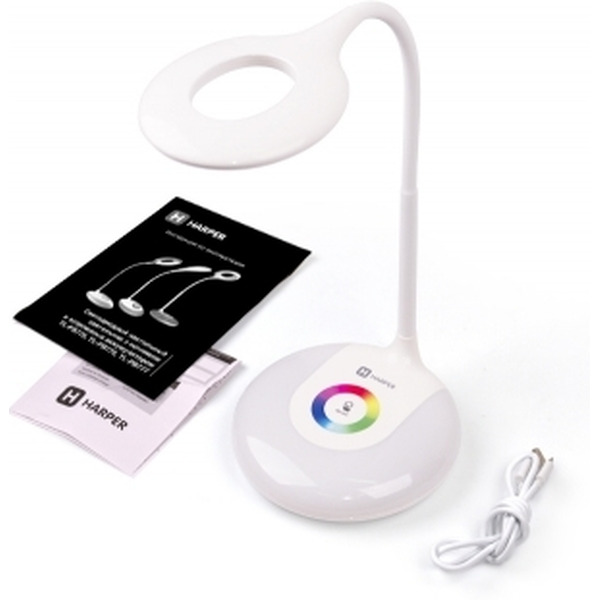 Светодиодный настольный светильник с ночником HARPER TL-PB777