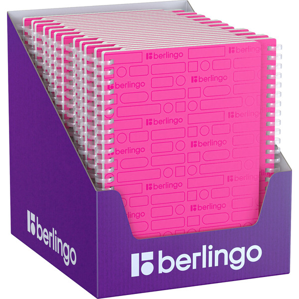 Тетрадь Berlingo Your Way / SRn_A5896 (80л, розовый неон)