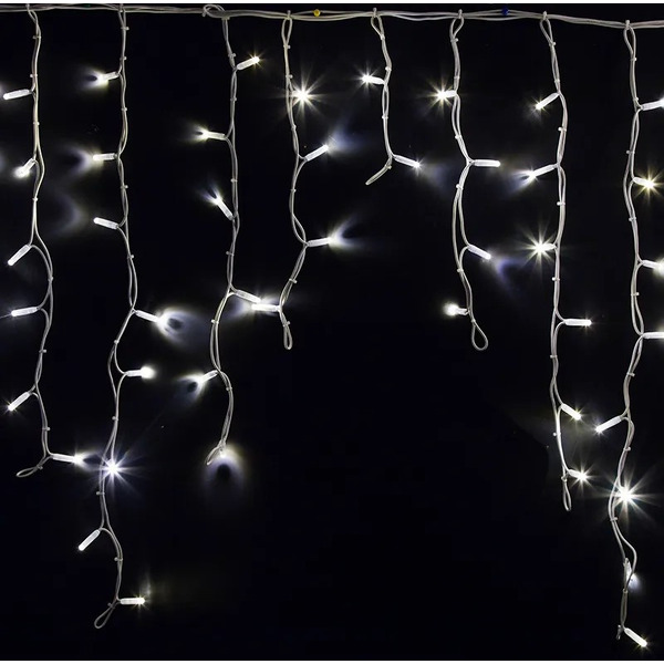 Гирлянда светодиодная NEON-NIGHT 255-285 Бахрома 240 LED БЕЛЫЙ