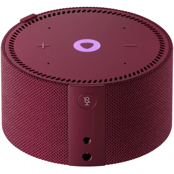 Новая Яндекс.Станция Мини с часами, модель: YNDX-00020R (красный)