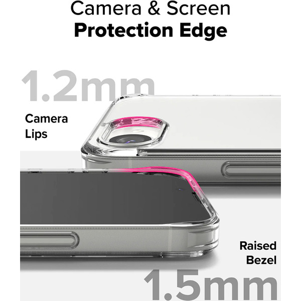 Чехол Ringke FUSION для iPhone 16e MATTE CLEAR