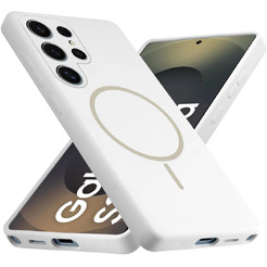 Бампер Bingo Silicone Magnetic для SAMSUNG S25 Ultra Белый