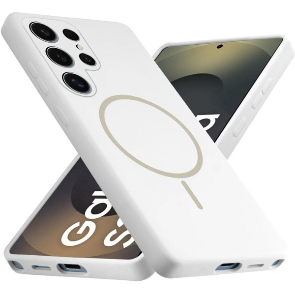 Бампер Bingo Silicone Magnetic для SAMSUNG S25 Ultra Белый