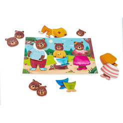 Пазл Genio Kids Семья медведей 2307C