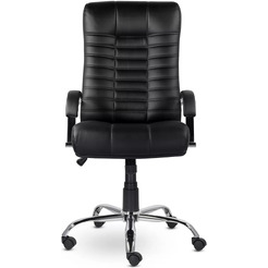 Кресло офисное UTFC Атлант В хром МБ Z11 (черный)