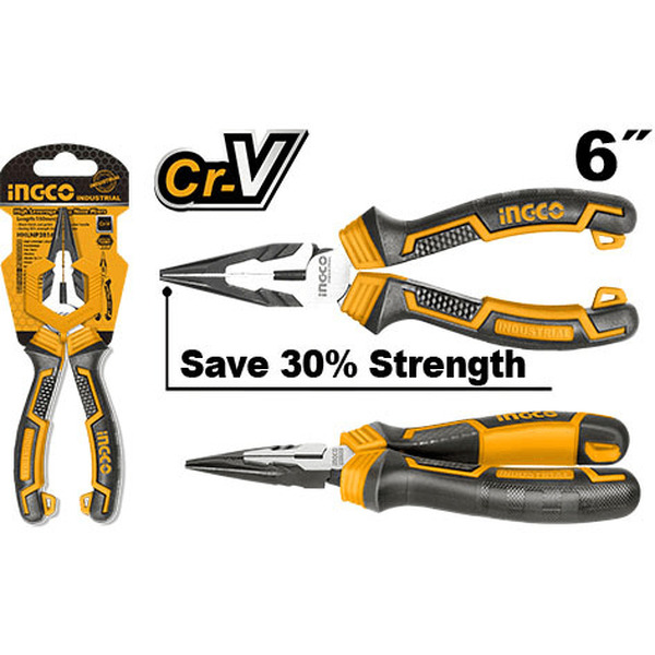Тонкогубцы INGCO HHLNP28160