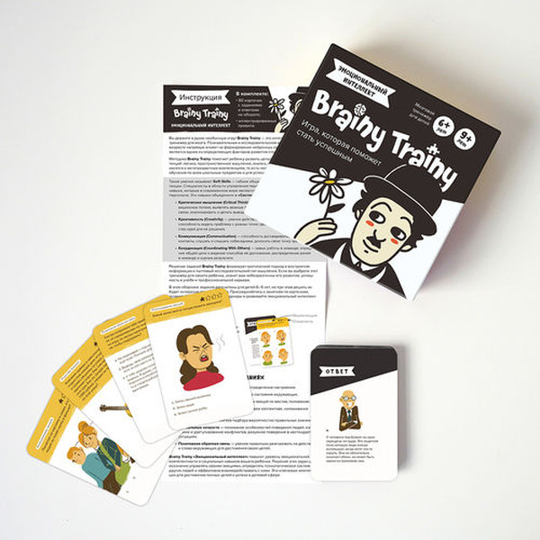 Настольная игра Банда Умников Brainy Trainy Эмоциональный интеллект УМ462