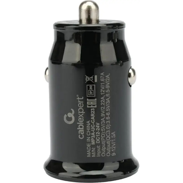 Автомобильное зарядное Cablexpert MP3A-UC-CAR23