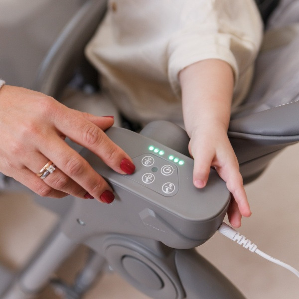 Стульчик для кормления Martin Noir Cloud (stitch grey)