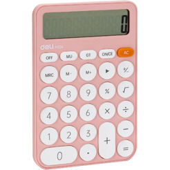 Калькулятор Deli EM124PINK