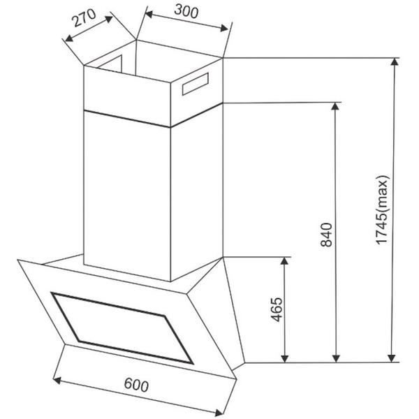 Вытяжка EXITEQ Anastasia 60 black