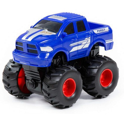 Автомобиль инерционный Полесье "Монстр ВНЕДОРОЖНИК" - "Пикап" (синий) 24569
