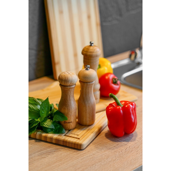 Набор мельница для перца и солонка BRAVO 351 гевея