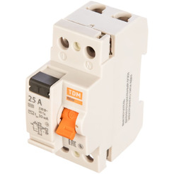 Устройство защитного отключения TDM ВД63-2Р-25А-30мА SQ0220-0002