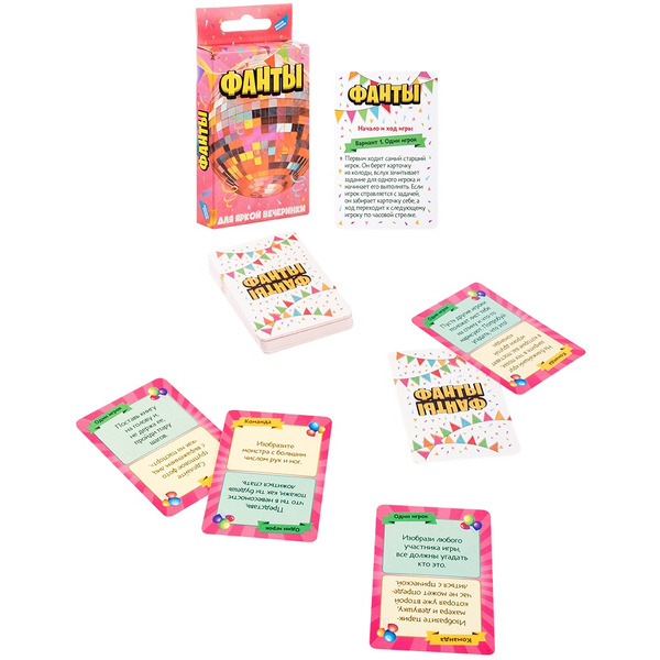 Настольная игра Dream Makers Фанты. Cards 2419C