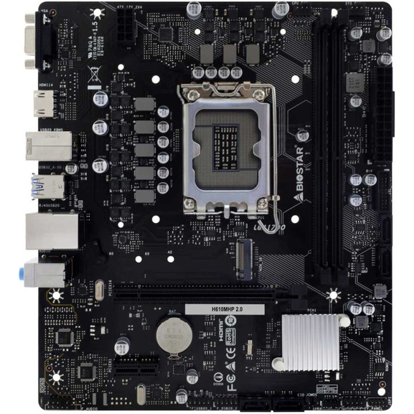 Материнская плата BIOSTAR H610MHP 2.0