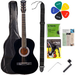 Акустическая гитара Terris TF-038 BK Starter Pack + аксессуары
