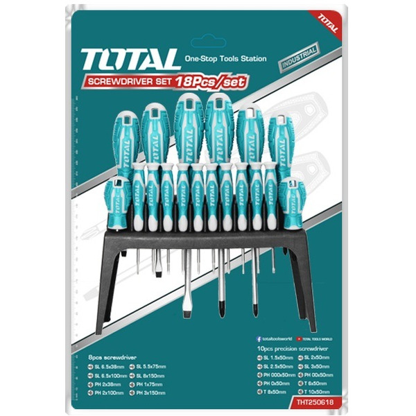 Набор отверток Total THT250618