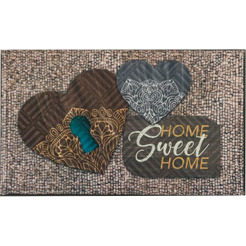 Коврик грязезащитный Multy Home Lima 45x75 EU5000096 (принт Hearts)
