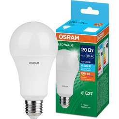 Лампа светодиодная OSRAM Value A200 20W 6500К E27 FR