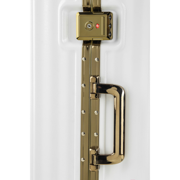 Чемодан DoubleW E087# (S, белый)