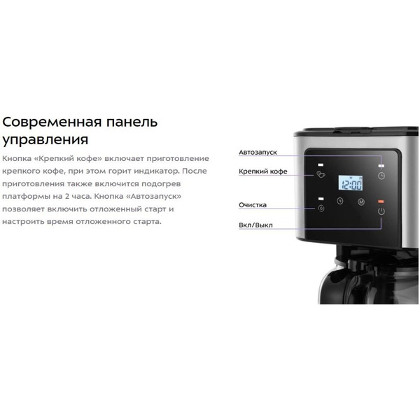 Кофеварка Kitfort КТ-7628