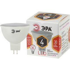 Лампочка ЭРА STD LED MR16-4W-827-GU5.3