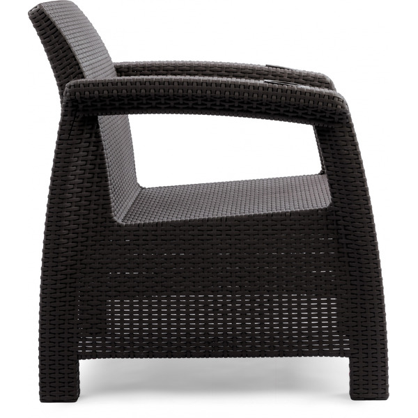 Набор садовых кресел Альтернатива Ротанг-плюс М8840 (мокко)