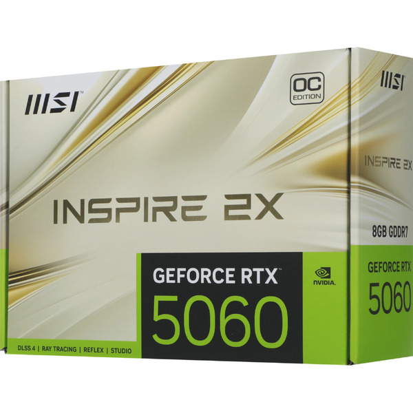 Видеокарта MSI GeForce RTX 5060 8G Inspire 2X OC