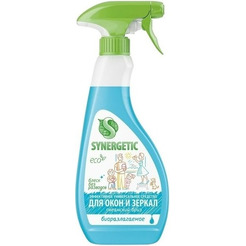 Средство биоразлагаемое для мытья окон/зеркал/мониторов/стеклянных поверхностей SYNERGETIC Океанский бриз 0,5л