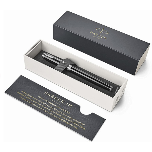 Ручка перьевая "IM Core Black Lacquer CT" PARKER 142528 / 1931644