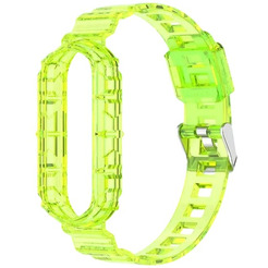 Ремешок Bingo Transparent для XIAOMI Mi Band 5/6/7/AMAZFIT Band 5 (желтый)
