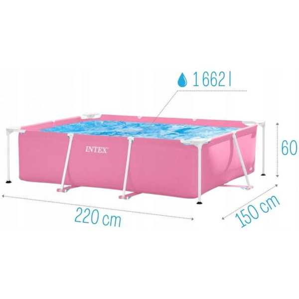 Каркасный бассейн Intex Rectangular Frame 28266 (220x150x60)