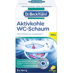 Средство для унитаза (пена) Dr. Beckmann с активированным углем 3х100 г