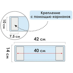Сменная насадка для швабры PERFECTO LINEA Solid 44-532022
