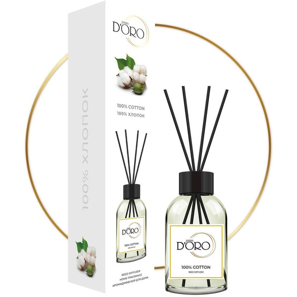 Подарочный набор Gamma D'ORO Хлопок + Черный виноград ( 100 мл х 2)